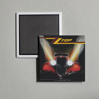 ZZ Top - Eliminator Album Cover Locker Fridge Magnet
