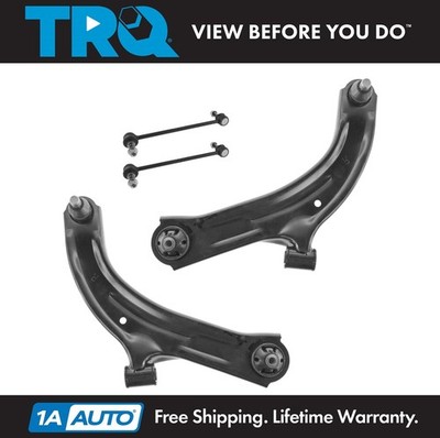 TRQ Front Lower Control Arms Ball Joints Sway Bar Links for Nissan Versa Cube