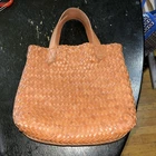 MADEWELL Small Transport Crossbody Woven Leather Edition Bag brown