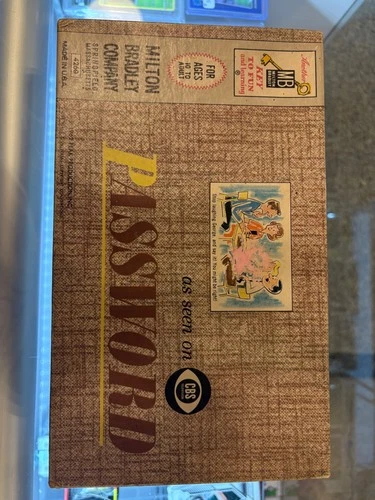 Vintage Password Game COMPLETE Milton Bradley 1962 CBS TV Show Family Board Game