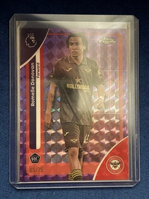 Romelle Donovan - /75 - Topps Premier League Chrome 2026