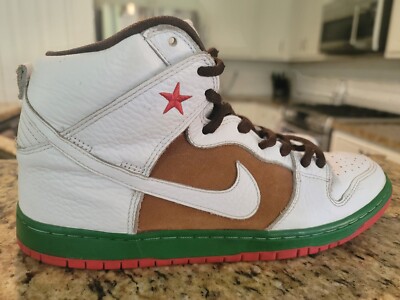 Nike SB Dunk High Pro Cali (Sz. 11) Premium Skate Pecan White