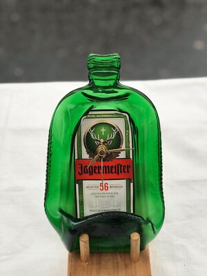 Jagermeister Squashed/ Flat Bottle Wall Clock