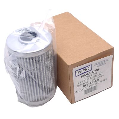 Hy-Pro HPAL5-12MB Filter Element, 1.04in ID, ø3in x 4.85in Length, 250°F Max
