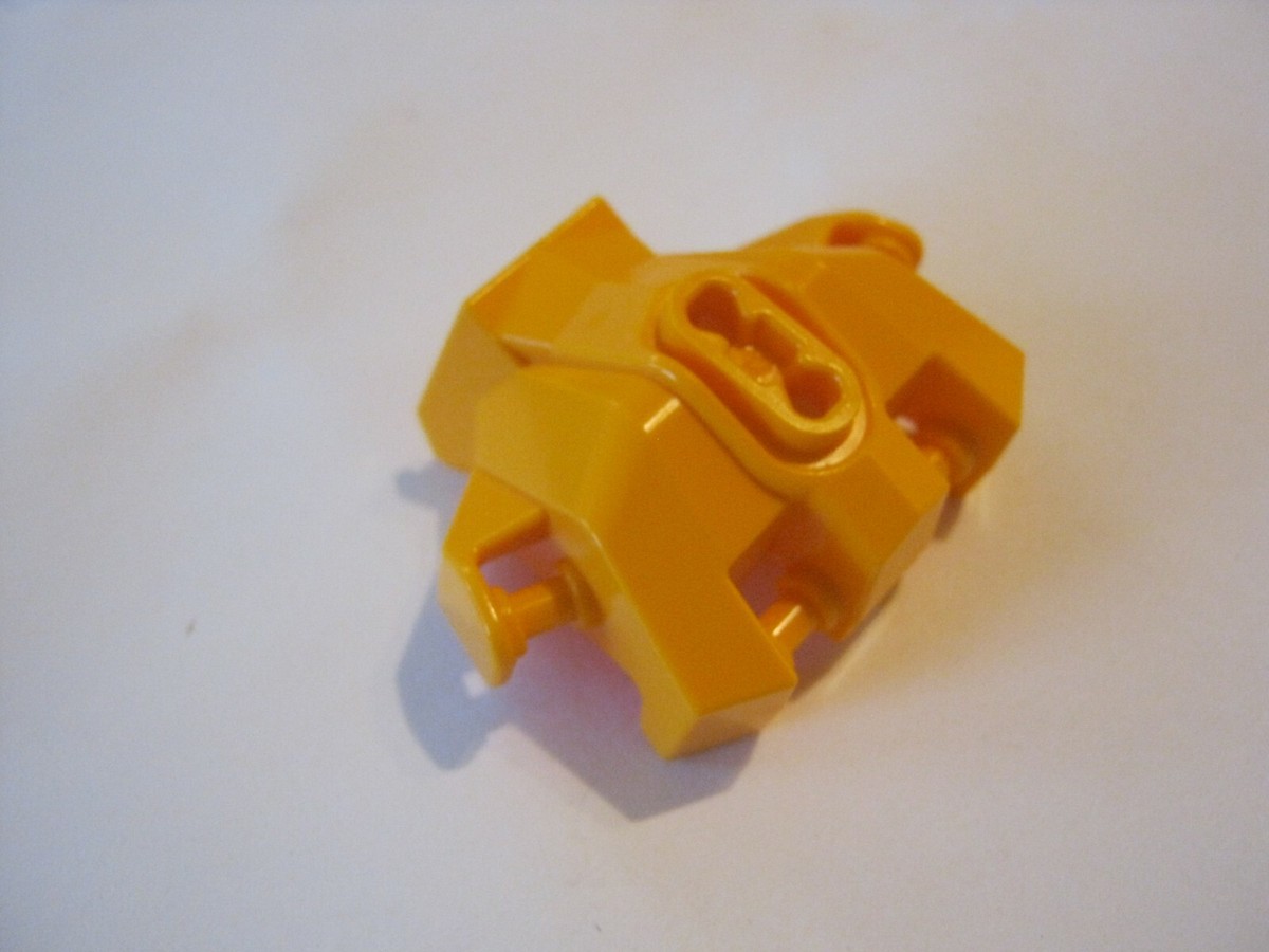 Lego (1) Bright Yellow Hero Factory Hand Armor With Clip Handles