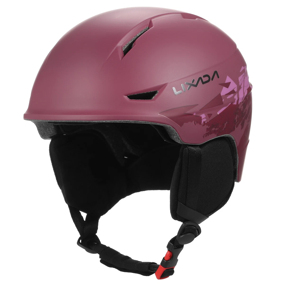 Lixada Snowboard Helmet with Detachable Earmuff Men Women Safety