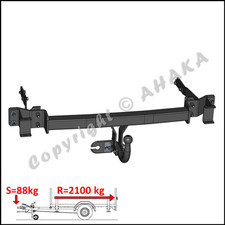 AHK für Mercedes E-Klasse S211 Bj. 2002-2009 Kombi Anhängerkupplung TÜV AHZV NEU