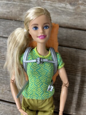 Hiking Doll Barbie Made To Move Rock Climber Camping Fun Made To