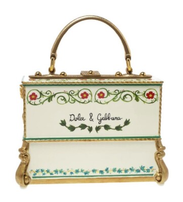 Dolce & Gabbana Piano Multicolor Printed Acrylic Leather Box Dolce & Gabbana Piano Multicolor Printed Acrylic Leather Box