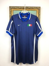 Vintage Nike Italy Football Soccer Shirt Jersey Tee Rare Maglia  Size L Adult