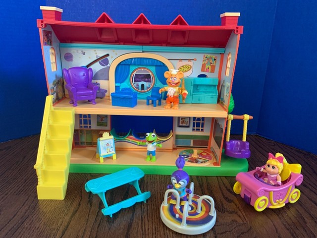 barney schoolhouse playset