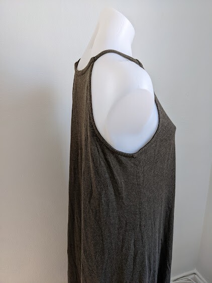 Madewell Small Knit Cami Midi Dress Pullover Olive Green Crew Neck  Sleeveless | eBay
