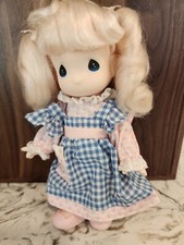 Precious Moments Dolls of the World America 9” Doll Country Gingham Outfit