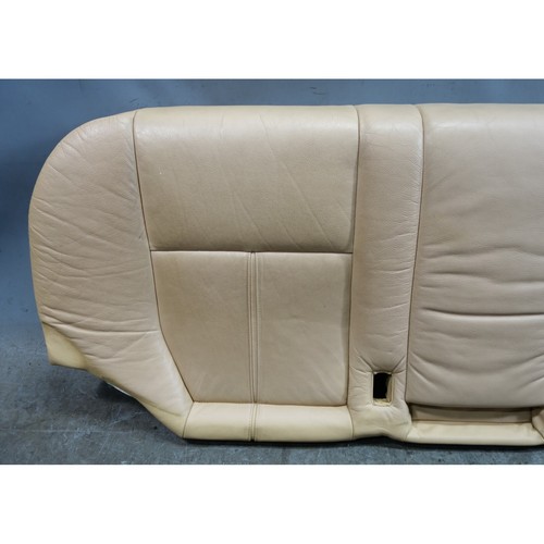 97-03 BMW E39 5-Series Sedan Rear Seat Bottom Bench Cushion Beige Leather OEM - Picture 4 of 10