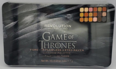 Revolution Game Of Thrones Forever Flawless 3 EYED RAVEN Eyeshadow Palette (New)