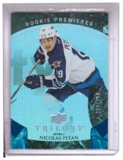 Nicolas Petan 2015-16 Upper Deck Trilogy Rookie Rainbow Blue Card #126 /399