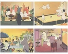 Moomin Set of 4 Posters 24 x 30 cm from Calendar Riviera Set 5 Putinki