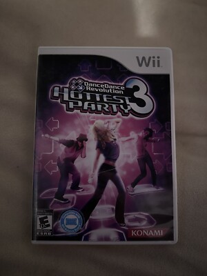 Dance Dance Revolution -- Hottest Party 3 (Nintendo Wii, 2006)(not Tested)