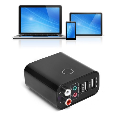 Receptor Transmisor Inalámbrico BT5.0 Adaptador de Audio Estéreo Control de APP Cargador USB - Imagen 7 de 18