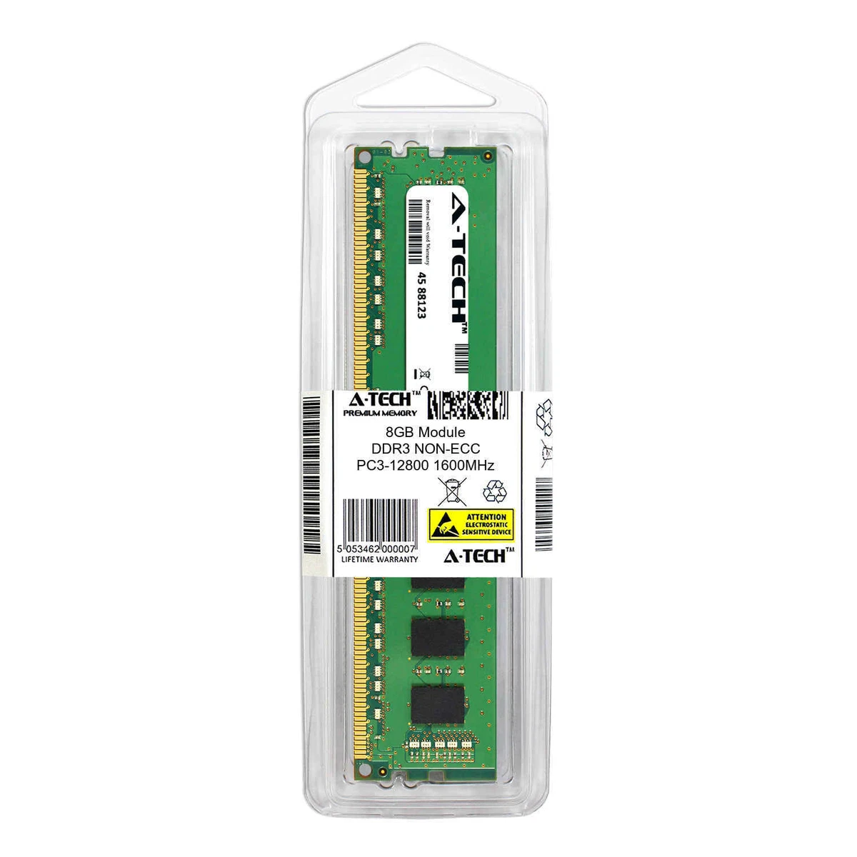 8GB DDR3 PC3 12800 DIMM Crucial CT2KIT102464BA160B Equivalent Memory RAM