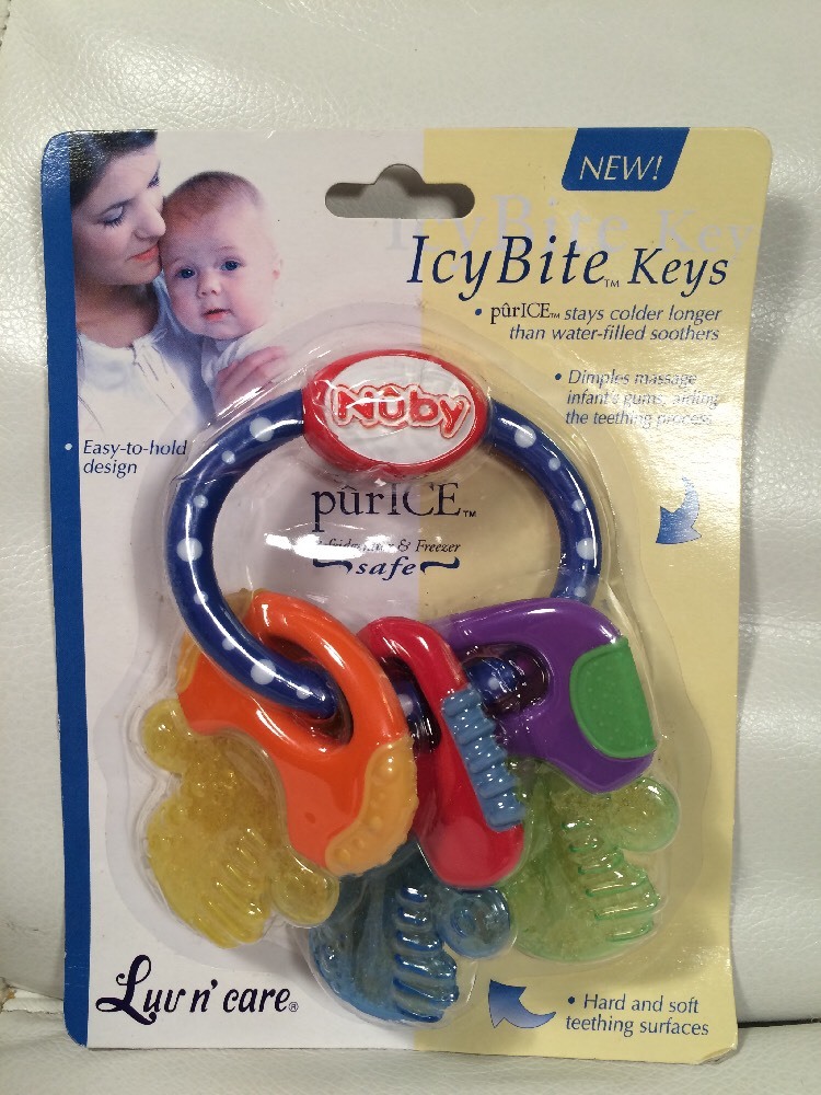 Luv N Care Nuby Pur Ice Bite Soother Key Ring Teether