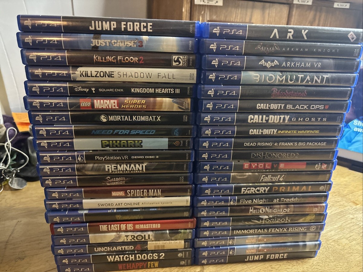 Sony Playstation Ps4 Games All Games Lot Of 40 Playstation Games