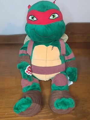 TMNT Raphael Build A Bear 18'' 2014 Plush Nickelodeon BAB Red Toy - No Weapons