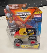 2025 SERIES 3 Marvel MONSTER JAM Trucks YELLOW THOR New In Package READ