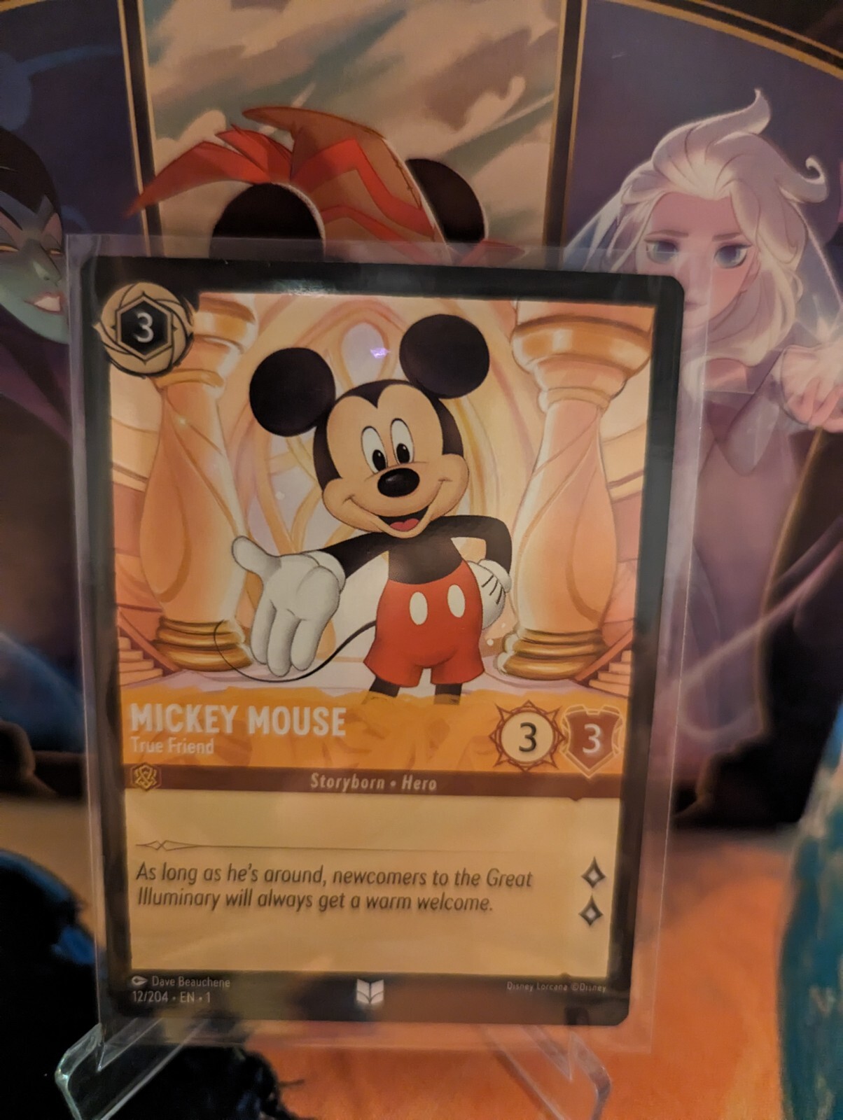 Disney Lorcana TCG: The First Chapter 12/204 Mickey Mouse True Friend Uncommon