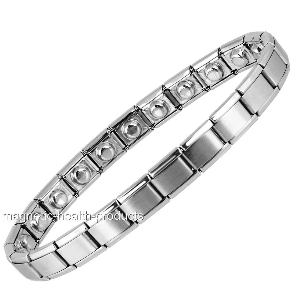 MAGNETIC HEALTH EXPANDING STAINLESS STEEL MAGNETIC HEALING BRACELET - ARTHRITIS PAIN RELIEF 28