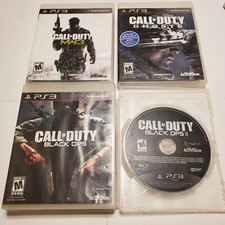 Call of Duty: Black Ops 1, 2, Ghosts, & MW 3 (Sony PlayStation 3) TESTED WORKING