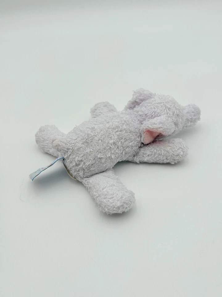 Baby GUND Toodles 大象毛绒紫色粉彩婴儿摇铃可爱托儿所 5849 — 第 4/4 张图片