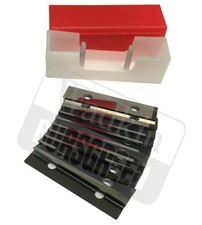 10 pieces. 50 x 12 x 1.5mm CARBIDE REVERSIBLE TURN BLADES reversible TIP KNIVES