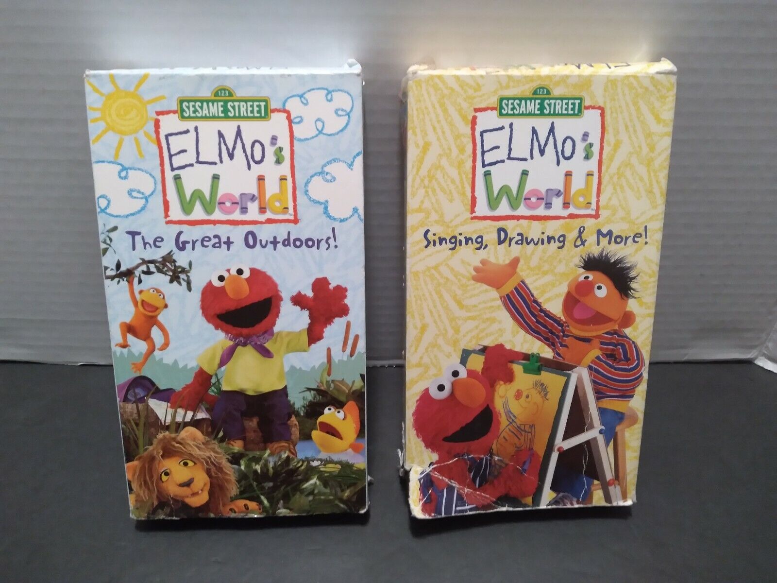 VHS Sesame Street Elmo's World Lot of 2 VHS | Grelly USA