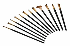 Performance Tool W228 12 Pcs Detail/Touchup Brush Kit, 1 Pack