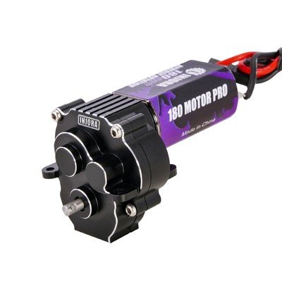 INJORA 180 Pro 48T motor and Transmission Gearbox with Low Range Steel Gear f...