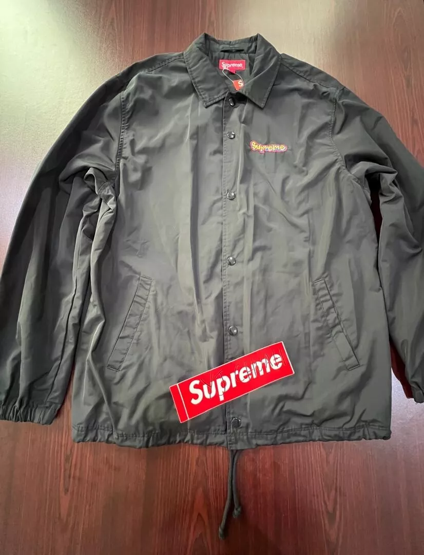 Veste d'entraîneur noire Supreme Gonzo 2018 polyester neuve Large (L)