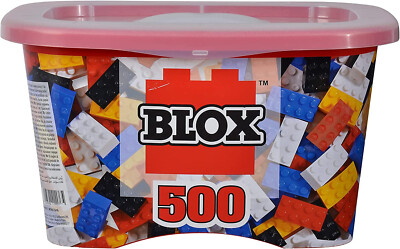 SIMBA 104114206 - BLOX 500  BAUSTEINE - CONTAINER - 5 FARBEN # NEU OVP