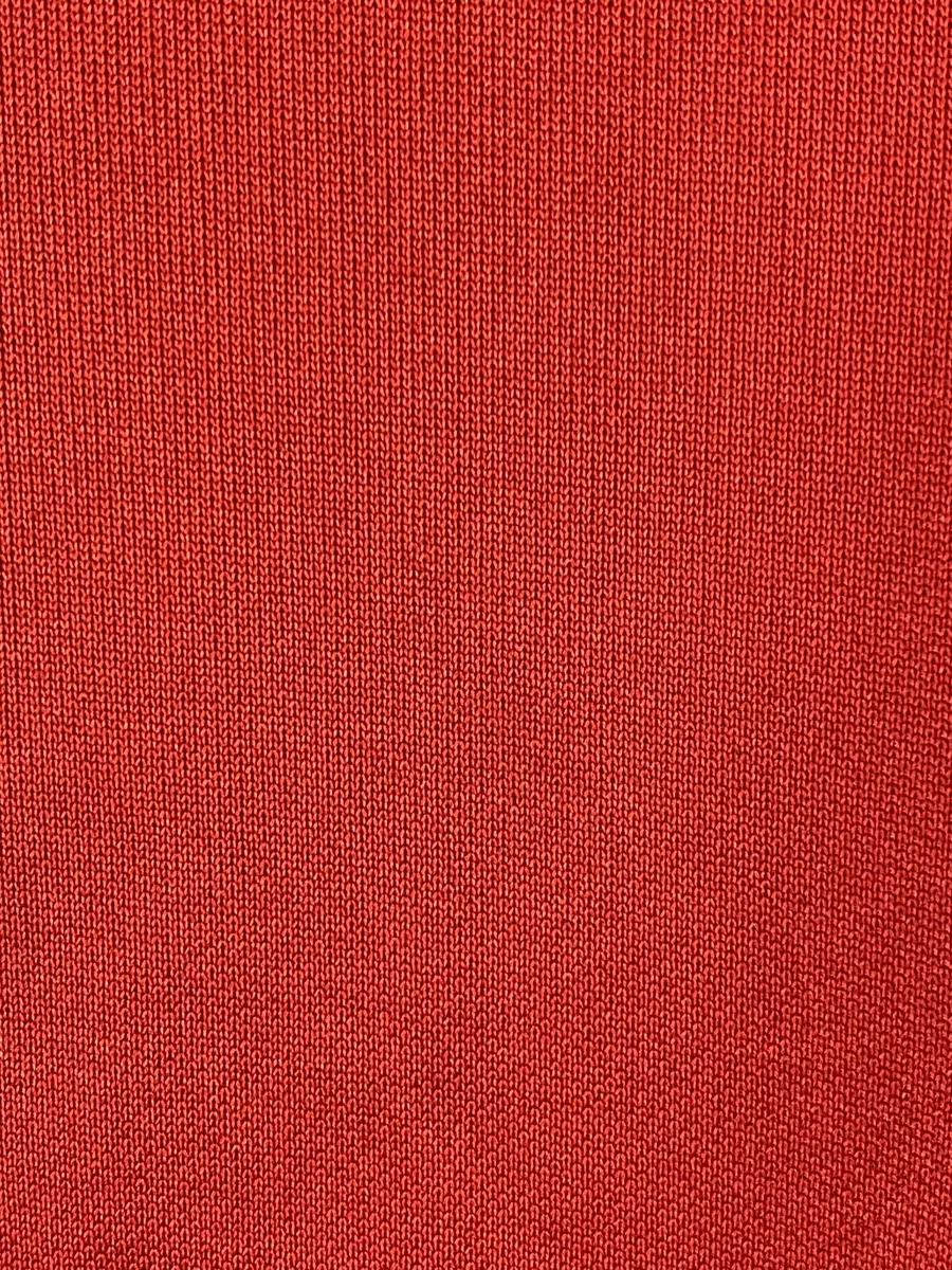 Lord Jeff Turtleneck Mens Large Sweater Rust Dacron Knit Shiny USA