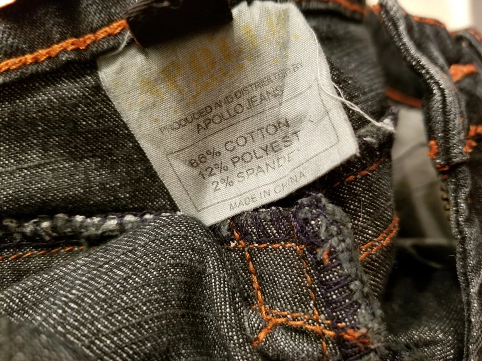 Pantalones de mezclilla para mujer Apollo Juniors talla 15/16 azules Foto 3 de 4