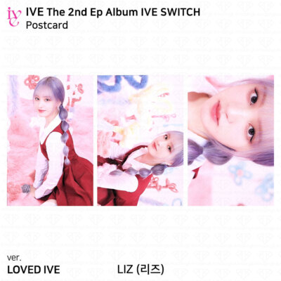 IVE 2nd EP Album IVE SWITCH Official Photocard Postcard Heart Card