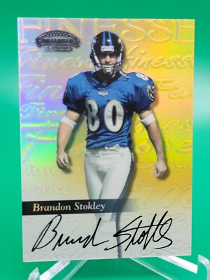 Brandon Stokley 1999 Playoff Contenders SSD Finesse Gold Rookie RC Autograph