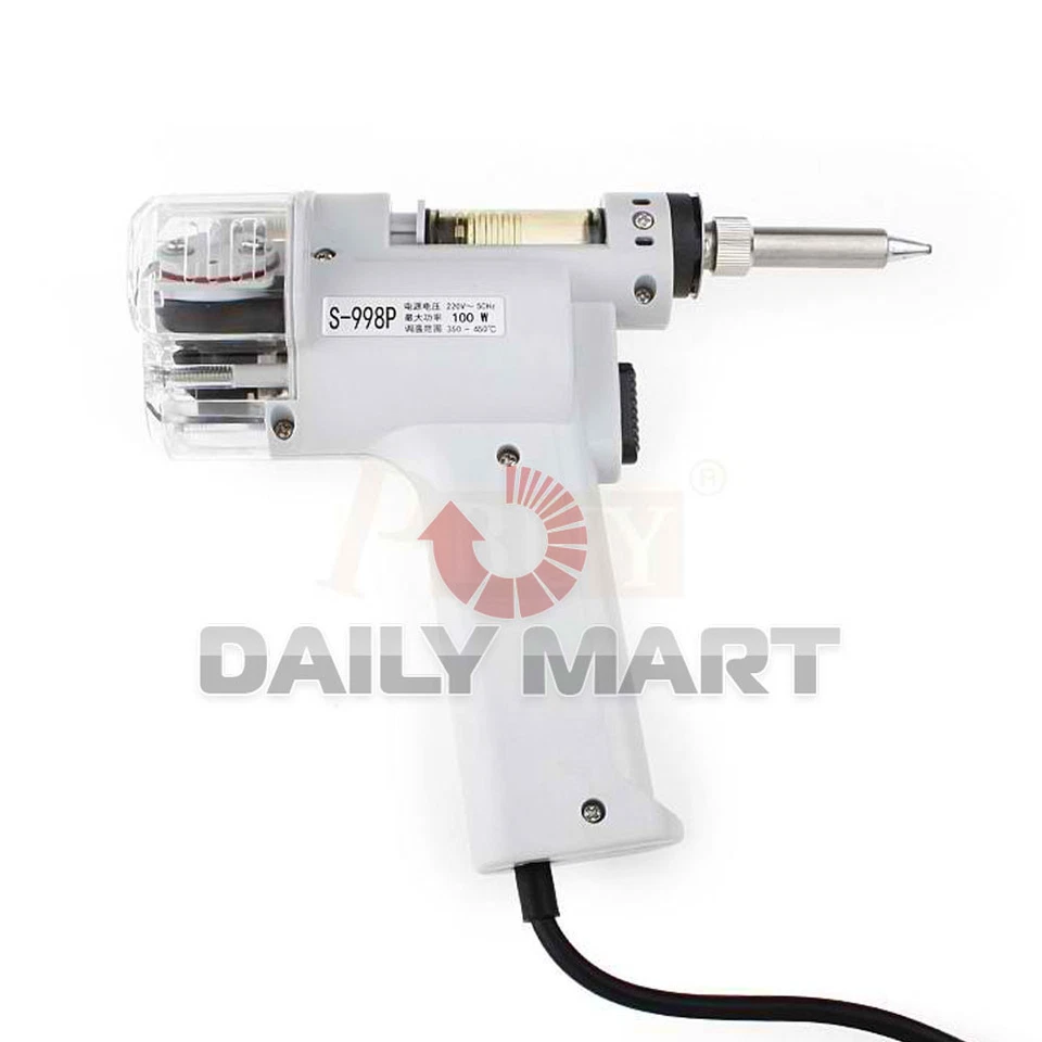 S-998P Electric De-soldering Gun Vacuum Pump Solder Sucker AC110V 100W - Image 2 of 4