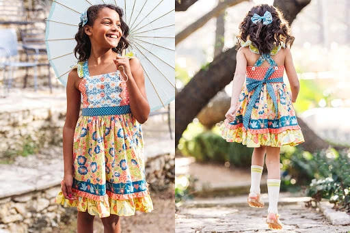 Girls Wildflowers clothing Best Day Ever Botanical Blooms dress size 12 NWT