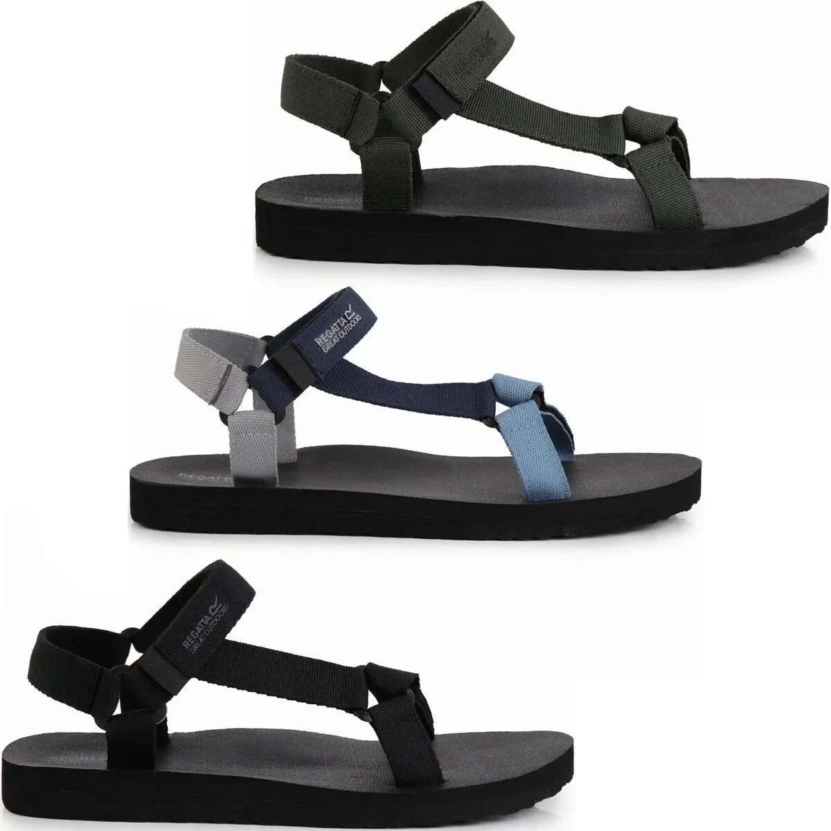 Regatta Mens Vendeavour Outdoor Walking Hiking Adjustable Sandals RRP £30