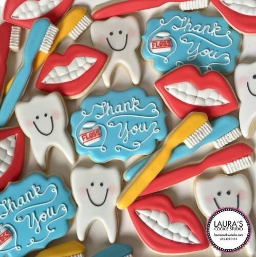 6 Piece Tooth Toothbrush Toothpaste Dental Floss & Lips Dental Cookie Cutter Se - Picture 2 of 10