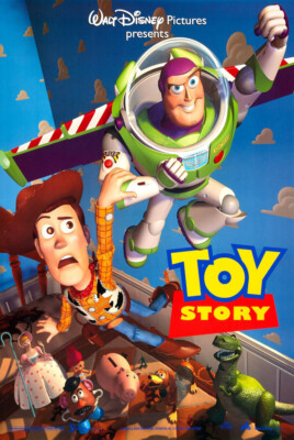 TOY STORY MOVIE POSTER DS 2 Sided 27x40 DISNEY WOODY and BUZZ