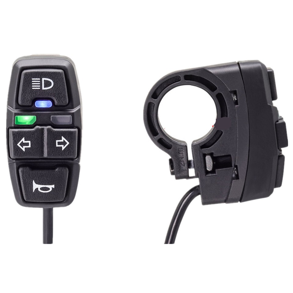 Motorcycle Switch For Handlebar Turn Signal Light Horn ON/OFF Button ...