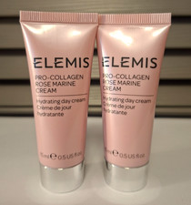 ~ NEW ~ SET OF 2 x ELEMIS PRO-COLLAGEN ROSE MARINE HYDRATING DAY CREAM 15ml