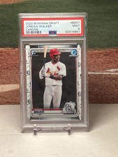 PSA 9: 2020 Bowman Draft Chrome Jordan Walker 1st Bowman St Louis Cardinals